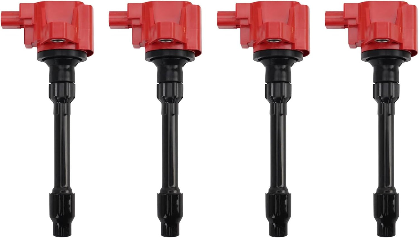 TRQ Ignition Coil Set Compatible with 2019-2023 Acura RDX 2021-2023 TLX 2018-2022 Honda Accord 2016-2023 Civic 2018-2021 Clarity 2017-2023 CR-V 2019-2022 Insight