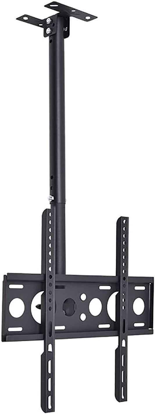 Adjustable Ceiling TV Mount Bracket, 360° Rotation & Tilt, Supports 32-55 Inch TVs, Max 50kg Load, 2m Telescopic Length, Wall & Ceiling Mount(3m)