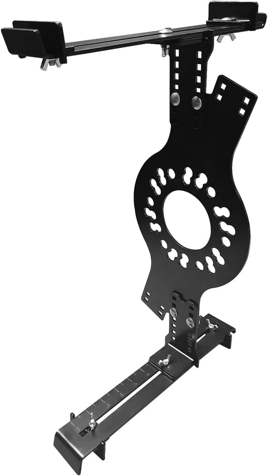 Wheel Fitment Tool, 14"-22" 6 Lug Pattern Wheel Fitment Simulator Tire/Rim Fit Size Measuring Mockup Tool, Practical Car Wheel Offset Measuring Tools