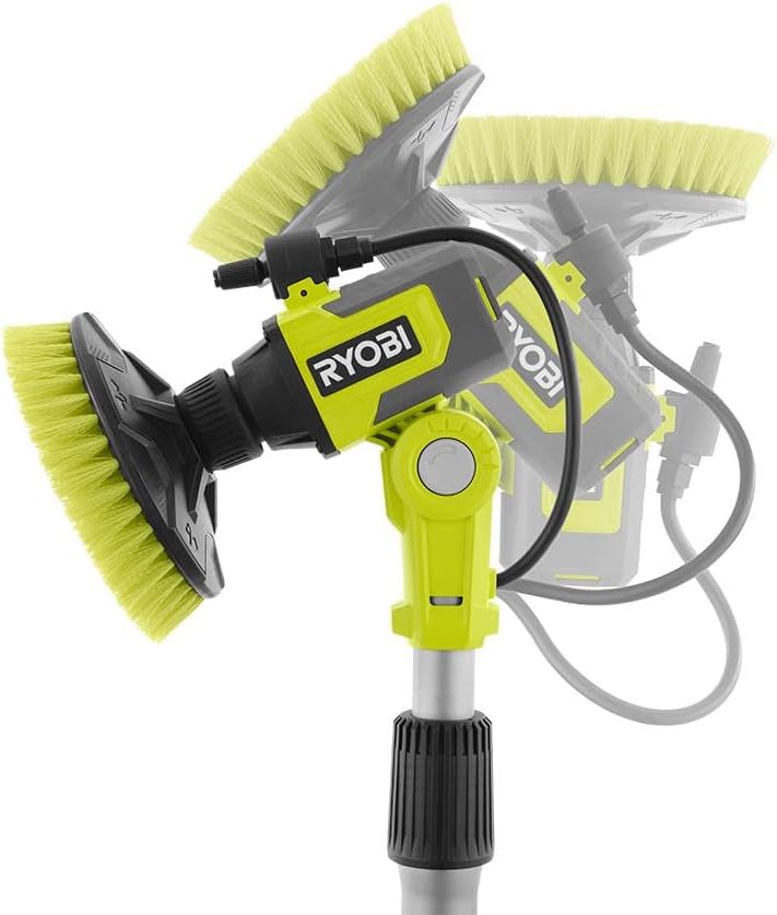 RYOBI ONE+ 18V Cordless Soap Dispensing Scrubber (Tool Only), GREEN, PCL1701B
