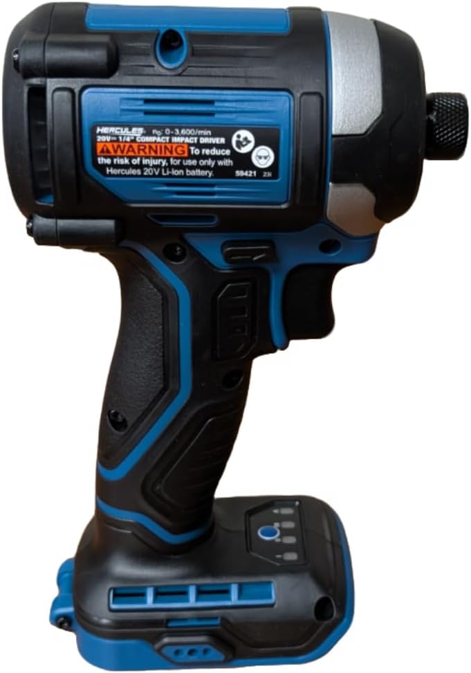 20V (Hammer Drill/Driver & Hex Compact) Bundle - Tools Only - Compatible with Hercules