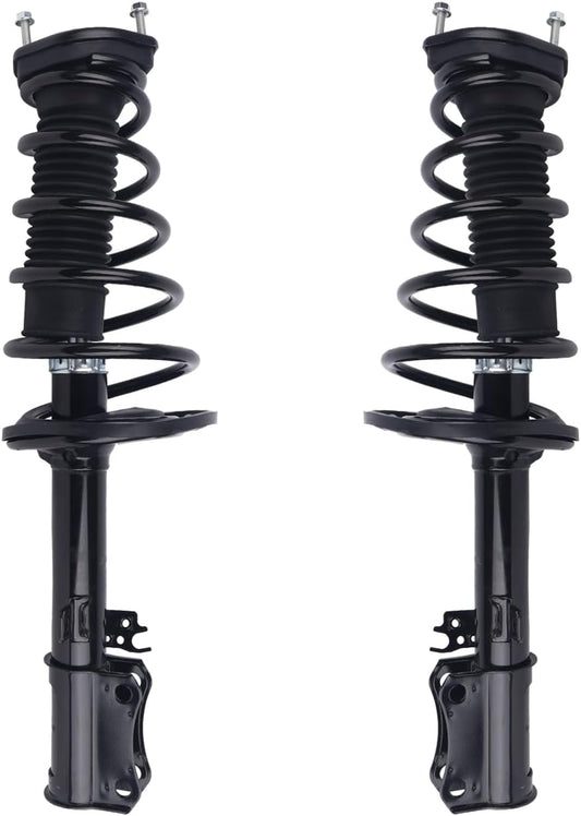 Autoround 172208 172207 Rear Complete Shock Absorber Compatible with Toyota Camry/Lexus ES330 2004 2005 2006, Left & Right Struts with Coil Spring Assembly
