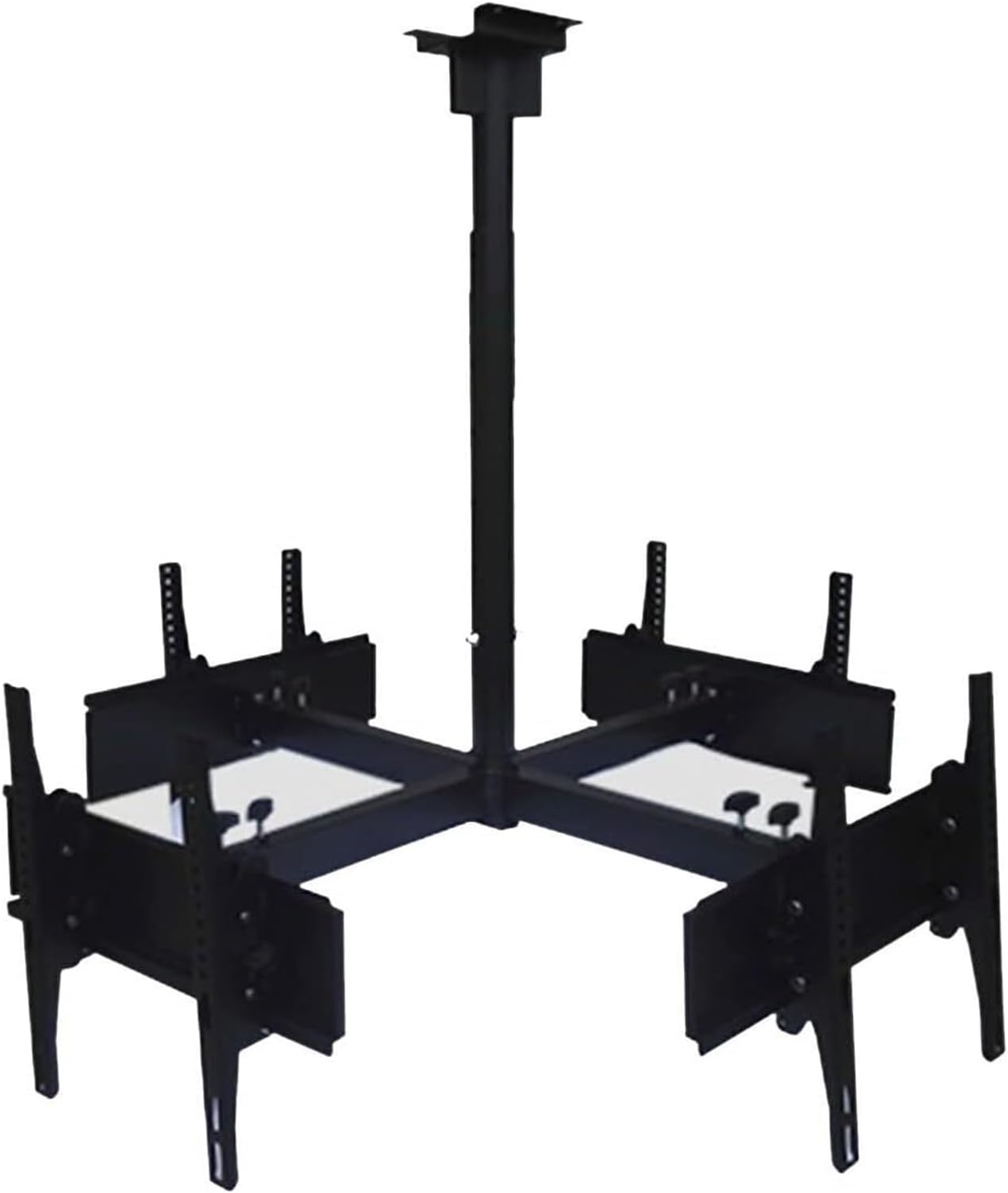 Ceiling, Ceiling TV Mount, Four Sided Ceiling TV Mount Bracket, 4 Movement Flat/Curved Screen Telescopic Height Adjustment