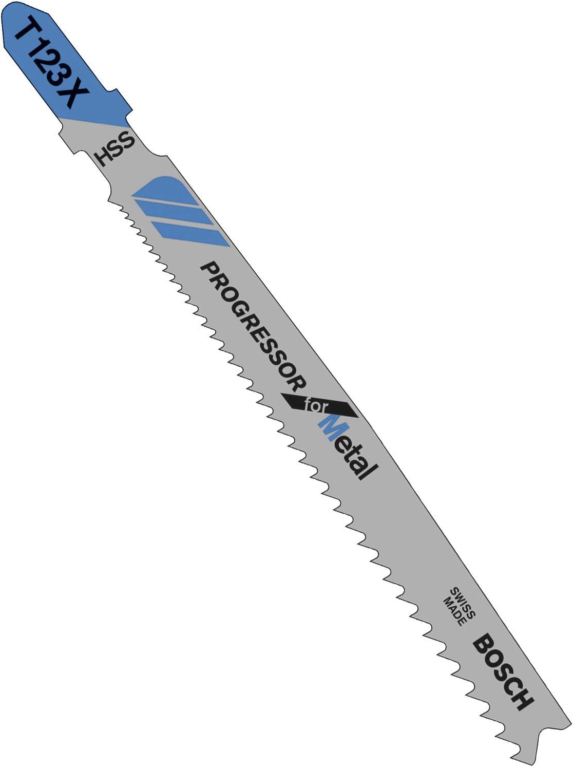 Bosch T318A100 100-Piece 5-1/4 In. 24 TPI Basic for Metal T-Shank Jig Saw Blades