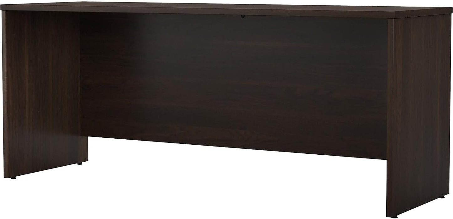 Bush Business Furniture Studio C 72W x 24D Credenza Desk in Natural Elm, Computer Table for Home or Professional Office