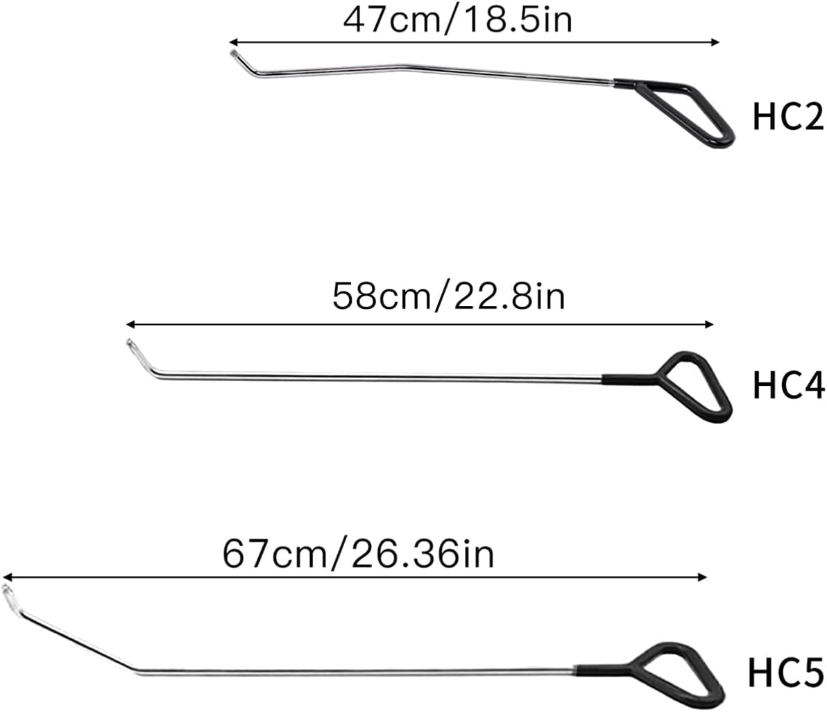 WHDZ Paintless Dent Repair Tools Car Dents Removal Rods Kit with Tips Repair Set for Auto Body Removal of Hail Dents