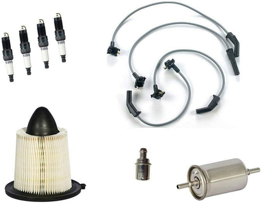 Air Gas Filter Spark Plugs Ignition Wires Replacement Parts For Ford Escort 1997-2001 2.0L SOHC Vin P