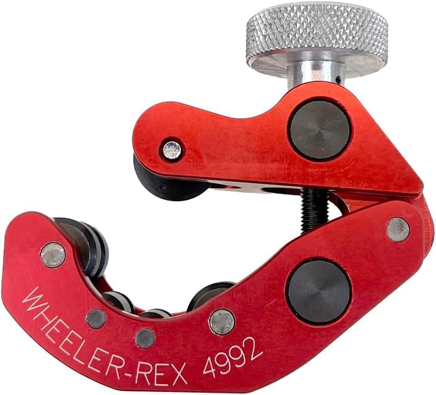 WHEELER-REX 4992RED-KIT - Close Quarter Tubing Cutter 1/4" - 2-3/8" w/ 5pk of Debur Tools