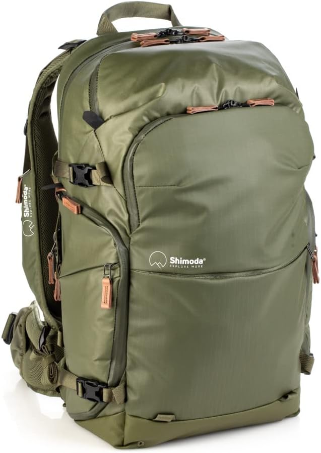 Shimoda Explore V2 25 Liter Adventure Backpack Starter Kit with Small Mirrorless Core Unit, Army Green