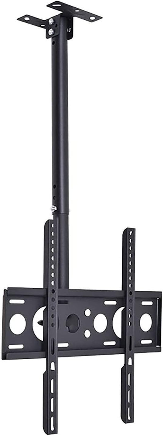 Adjustable Ceiling TV Mount Bracket - 360° Rotation Tilt TV Bracket, Tv Wall Mount, Support Adapts to Most LCD Monitors from 32 to 55 Inches, with Loading 110 Lbs