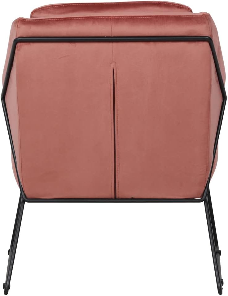 Velvet Accent Armchair - Modern Living Room Chair - Comfortable Lounge Chair - Elegant Home Decor