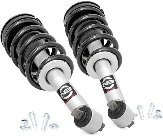 Rough Country 2" Loaded N3 Leveling Struts for 2019-2025 Chevy/GMC 1500-501065