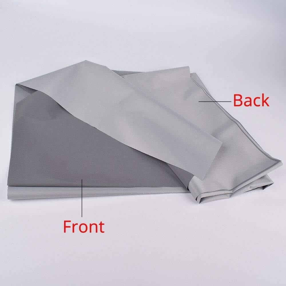 100 Inch Portable Projector Screen, High Brightness Reflective Cloth Anti-Light Grey Screen for Home Theater, Travel, 16:9