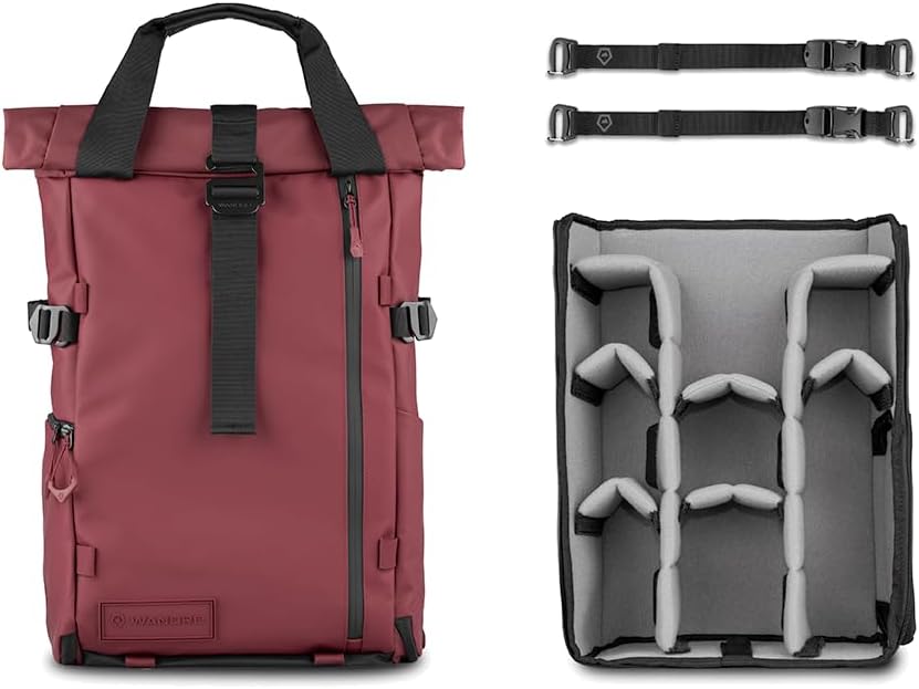 WANDRD All New PRVKE 21L V4: Camera Backpack and Photography Bundle - Weatherproof Travel and Photography Backpack, Bundle Includes 21L Bag, Camera Cube, Waist Straps, and Accessory Straps