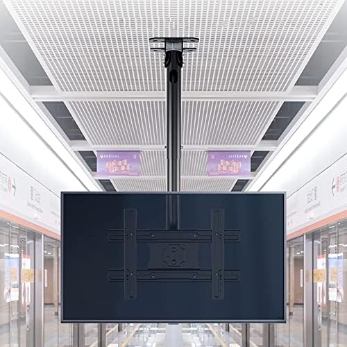 Ceiling TV MountCeiling TV Mount Bracket - Adjustable Height Telescopic Tilt and Swivel Ceiling TV Mount, Fits 32-75 Inch Flat Panel TVs