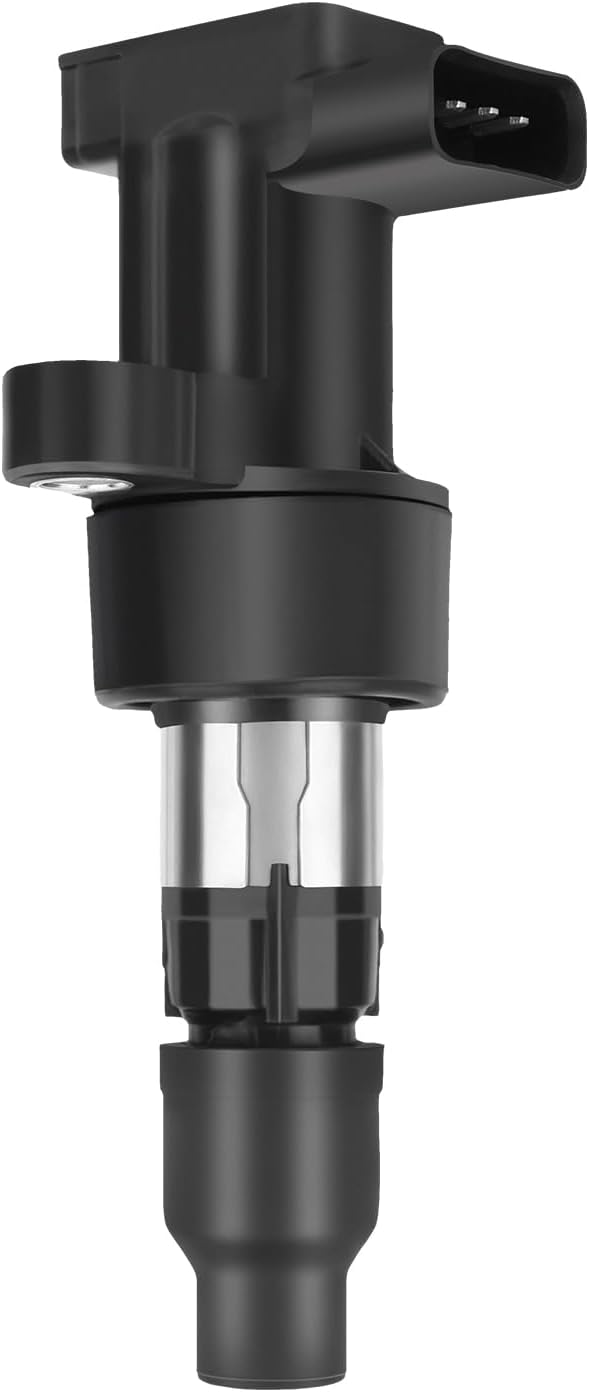 SCITOO ignition coils 4+Spark Plugs 4 4pcs Replacement for P-assat 1.8L 2001-2005,for J-etta 1.8L 2001 2002 2003 2004 2005,for A-udi A4 1.8L 2001-2007 Replace UF411 UF-437, UF-580, CO044