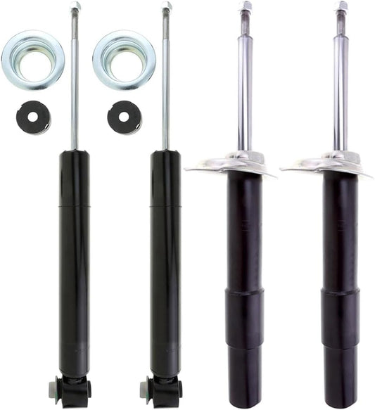 Struts and Shocks Complete Assembly - Front Rear Shock Absorber Suspension Strut Assembly Pair Set for BMW 535i 3.0L 2008 2009 2010, for BMW 525i 3.0L 2006 2007 - Brhaspatip,4PCS