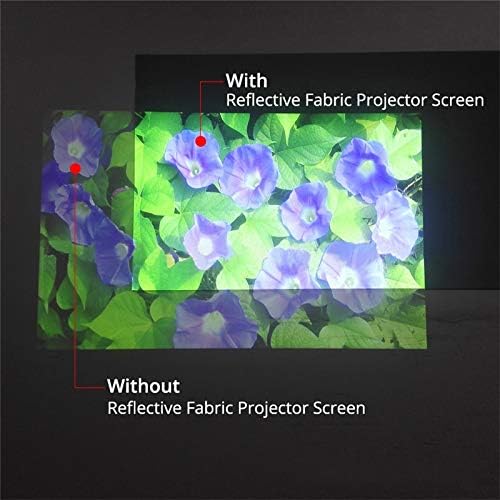 16:9 High Brightness Reflective Projector Screen 60 72 84 100 120 130 Fabric Cloth Screen(60 inch)