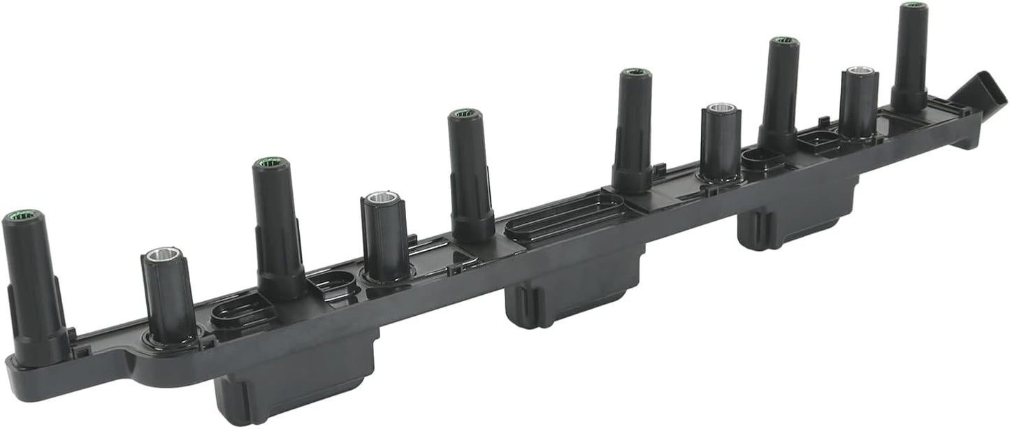 Set of 6 Ignition Coil Pack Compatible with Jeep Cherokee Grand Cherokee Wrangler TJ L6 4.0L Replace# UF296, 56041476AA, 56041476AB, 68247208AA, GN10529, C523