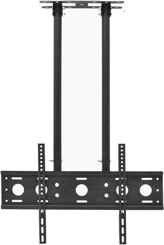 Adjustable Ceiling TV Mount Bracket,2 Post Single Sn TV Mount,Tilt TV Mount for 40-80 Inch TVs,Ceiling Mount, Max 600x400mm,0.84,1.4m