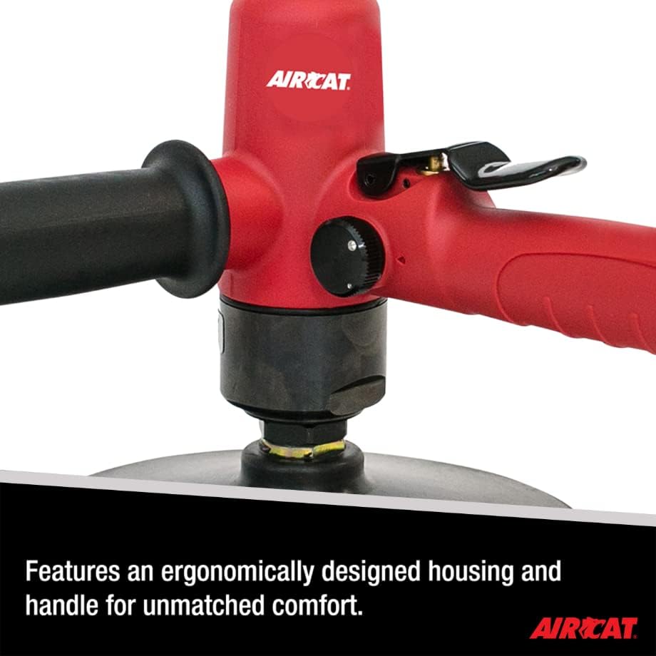 AIRCAT Pneumatic Tools 6370: .6 HP Composite Low Weight Vertical Polisher 3,500 RPM