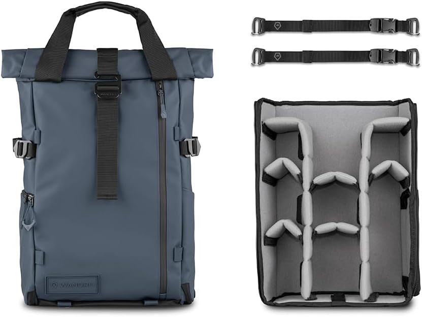 WANDRD All New PRVKE 21L V4: Camera Backpack and Photography Bundle - Weatherproof Travel and Photography Backpack, Bundle Includes 21L Bag, Camera Cube, Waist Straps, and Accessory Straps