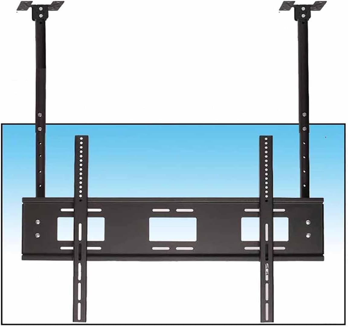 Ceiling TV Stand - Tv Wall Mount,for 32-100 Inches Tv Double Pole Large LED Screens Stand,Telescoping TV Lift,Adjustable Height Wall TV Mount Bracket,Three Installation