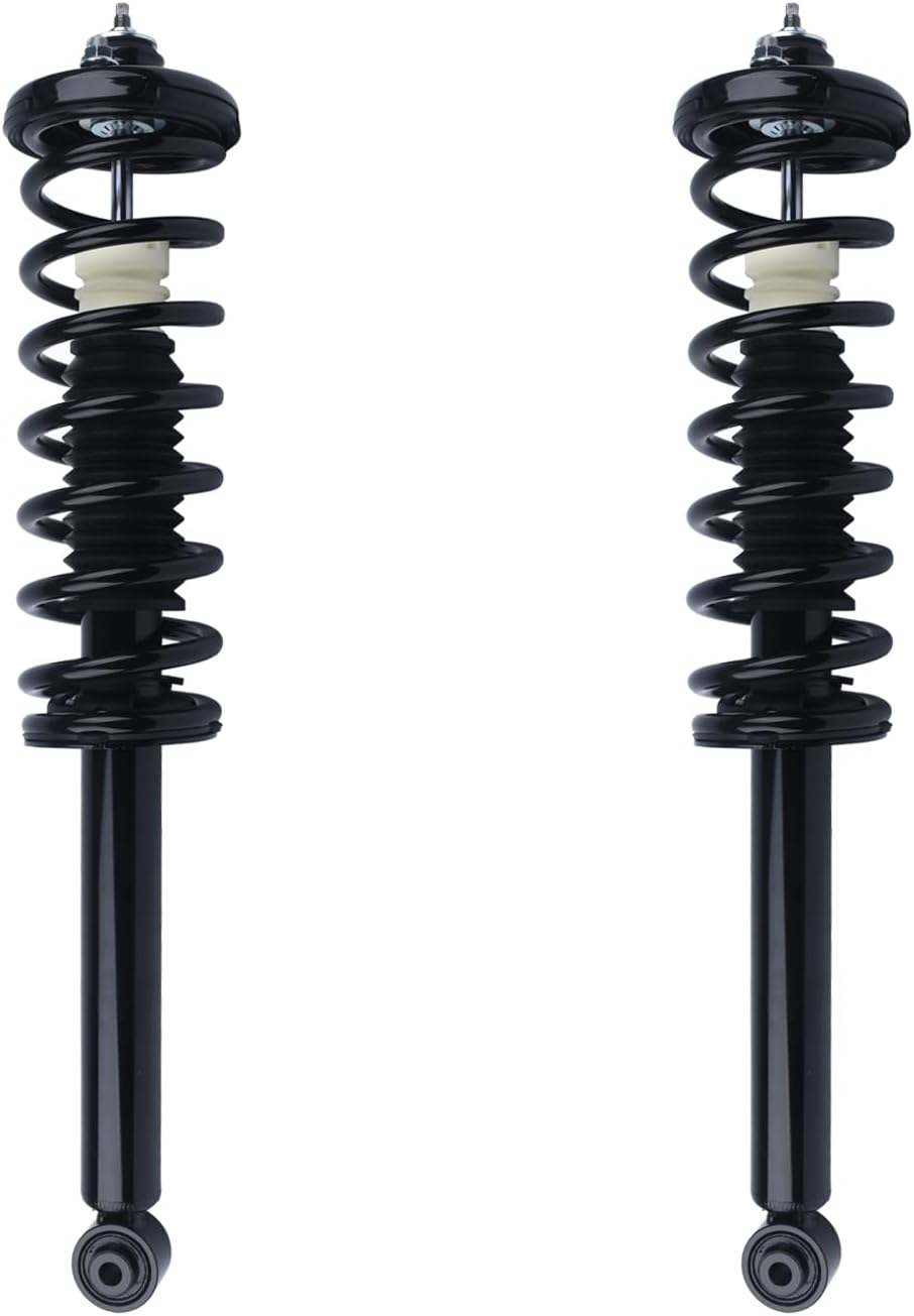 Autoround 171372 Rear Strut Shock Absorber w/Coil Spring Assembly Compatible with 2003-2007 Honda Accord, 2004-2008 Acura TL Both Driver Passenger Side [ pack of 2 ]