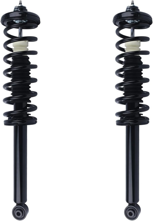 Autoround 171372 Rear Strut Shock Absorber w/Coil Spring Assembly Compatible with 2003-2007 Honda Accord, 2004-2008 Acura TL Both Driver Passenger Side [ pack of 2 ]