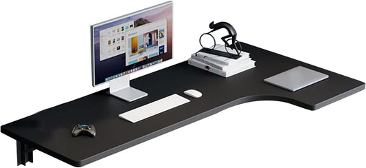 Wall Mounted L-Shape Corner Desk Home Office Corner Table Floating Laptop Desk Fold Down For Study, Bedroom, Bathroom Or Balcony(110X60X40cm(43.3X23.6X15.7in),black)