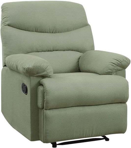 Acme Carell Furniture Recliner in Sage Microfiber