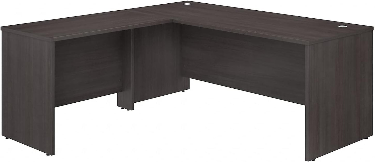 Bush Business Furniture Studio C 72W x 30D L Shaped Desk with 42W Return in Platinum Gray