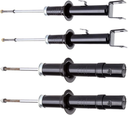 SCITOO Front & Rear (4 Pcs) Shocks for Chrysler, Shocks Absorbers Fits 1999-2000 for Chrysler Cirrus,1999-2000 03-06 for Chrysler Sebring,99-06 for Dodge Stratus 344610 Shocks and Struts Auto Shocks