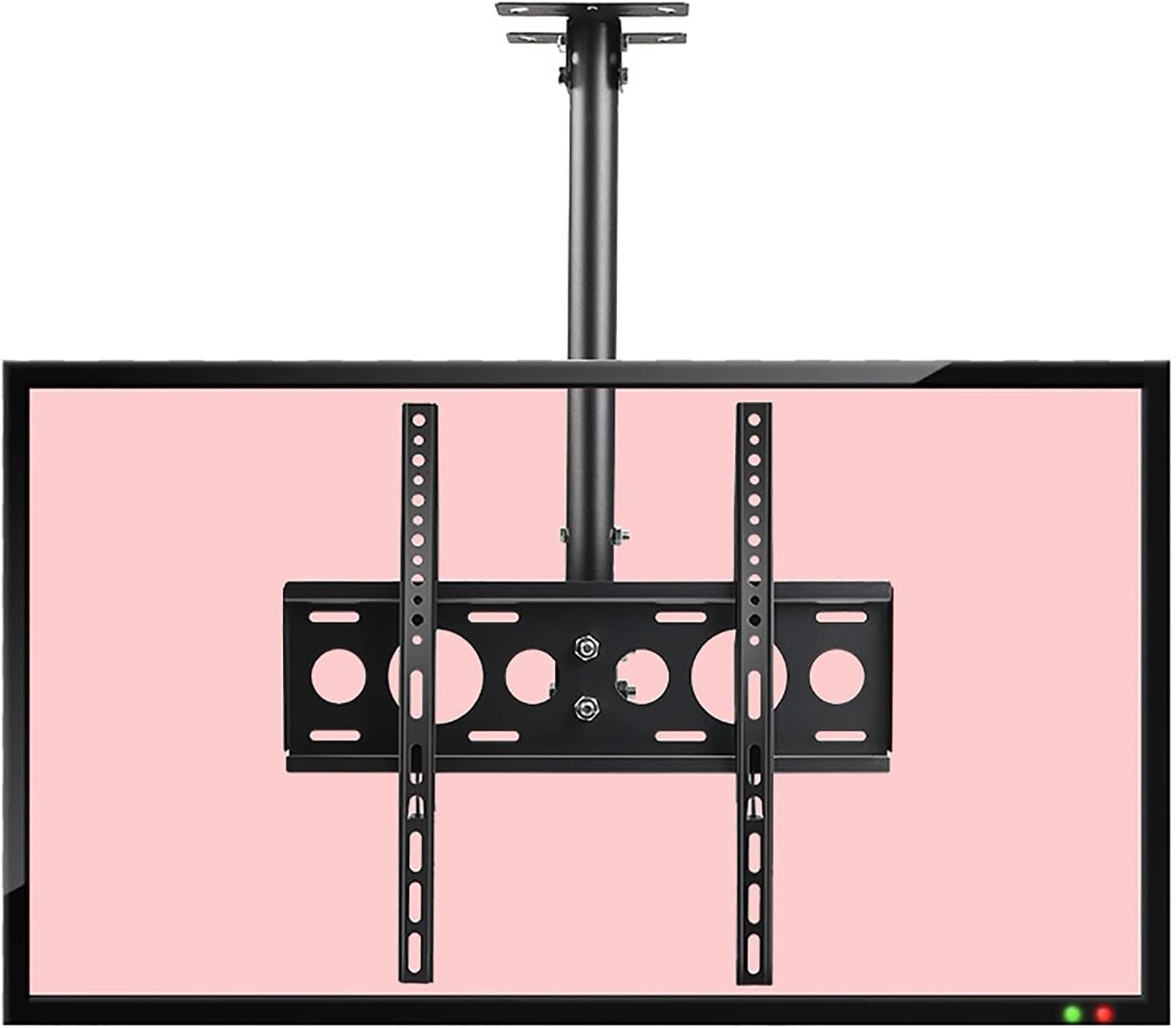 Ceiling TV Mount Adjustable Tilt & Swivel Bracket Fits Most 26 65 Inch TVs Expansion Bolt in Tion Supports VESA Up to 400x400 mm Heavy Duty Design.