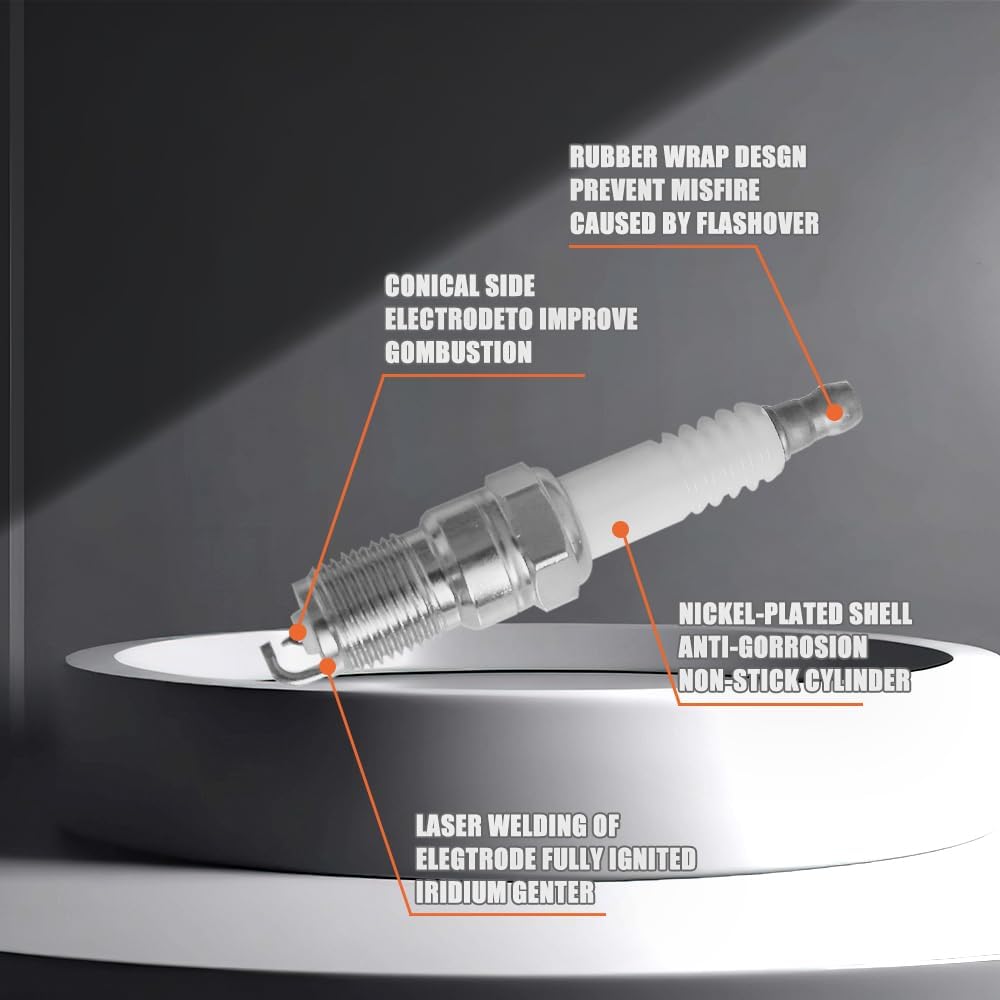 Set of 8 Ignition Coil Pack DG508 and Spark Plug SP479 compatible with Ford 4.6L 5.4L V8 DG457 DG472 DG491 CROWN VICTORIA EXPEDITION F-150 F-250 MUSTANG LINCOLN MERCURY EXPLORER