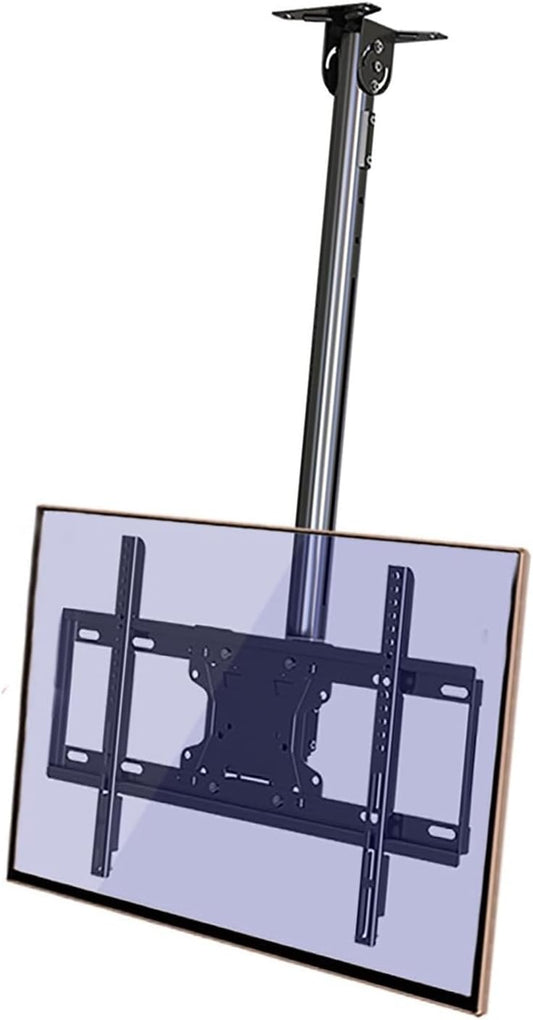 Adjustable Ceiling TV Mount Full Motion Bracket for 32 65 Inch LCD TVs & Monitors Swivel & Tilt Design with Height Adjustment Secure in Tion for Home & Office