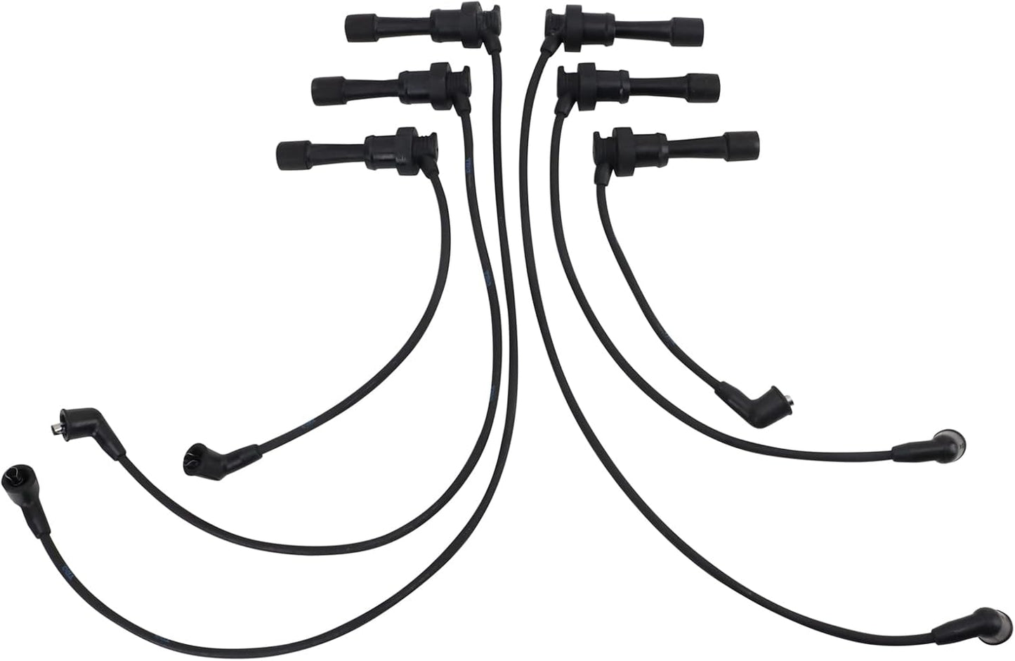 TRQ Ignition Kit Spark Plugs Wire Set Compatible with 1991-1996 Dodge Stealth