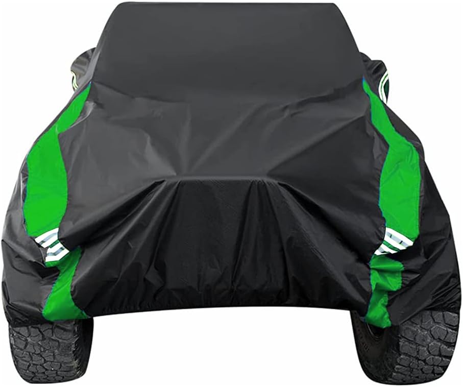 Avecrew for Jeep Wrangler Cover Waterproof 4 Door, All Weather for Jeep Rain Cover for Automobiles, Outdoor Full Exterior for Jeep Covers Fits JK JL TJ YJ CJ