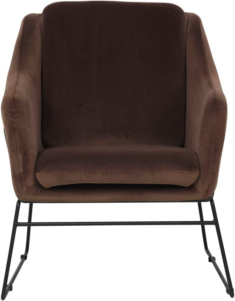 Velvet Accent Armchair - Living Room Chair, Bedroom Chair, Elegant Design, Modern Furniture