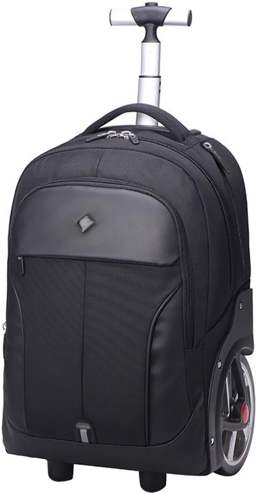 Travel Backpack with Wheels Backpack Wheeled Laptop Backpack Business Backpack Carry on Backpack(D), 37cm