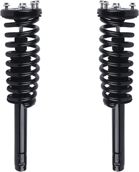 Autoround Front Complete Struts with Coil Spring Assembly Replacement for Honda Accord 2003 2004 2005 2006 2007-172123L 172123R