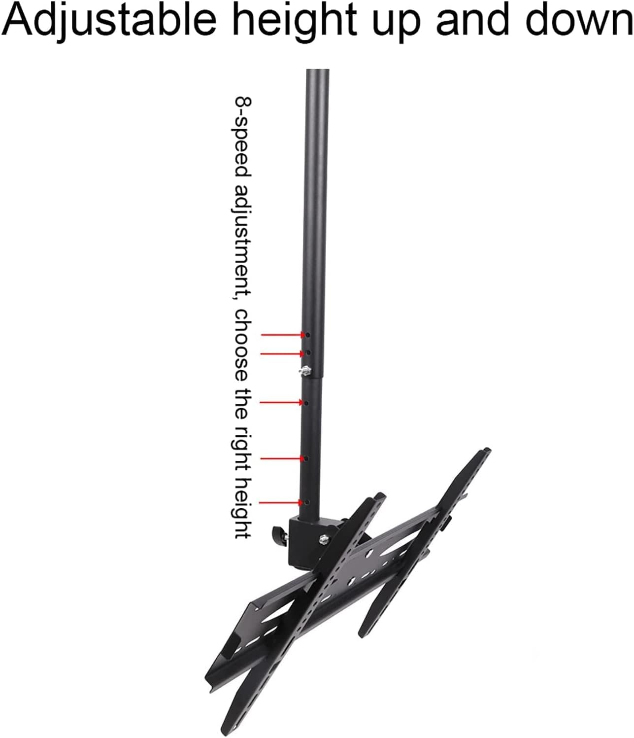 TV Stand TV Unit, Ceiling TV Mount, Hanging Full Motion Fits Most 32-72 Inch Flat Sn TVs, with Loading 77lbs\/35kg, Max VESA 600x400mm TV Mount TV Stand