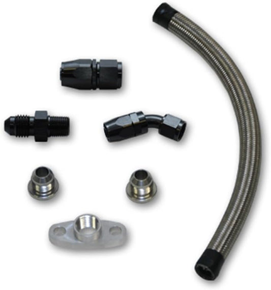 Vibrant Performance Universal Oil Drain Kit for T3/T4 Top Mount Turb