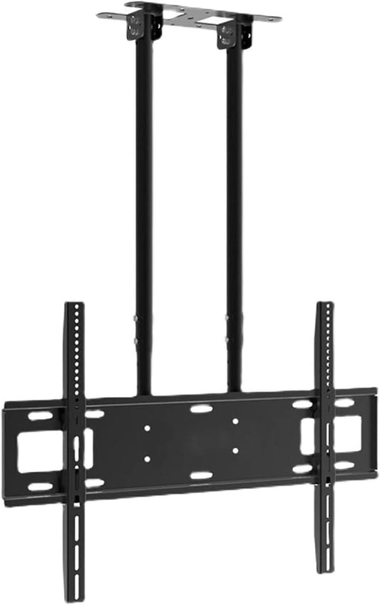 Telescoping Ceiling Tv Mount-Adjustable Ceiling Tv Wall Mount Bracket,Fit Flat and Vaulted Ceiling Tv Mount,for 50-110 Inch Flat Screen Tvs,11.5m