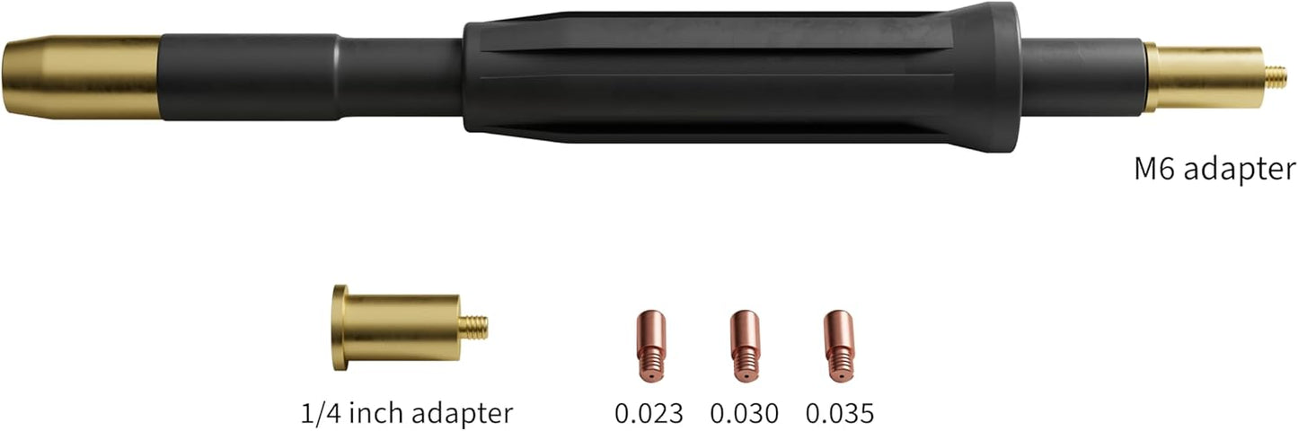 360, flexible MIG extension with a universal fit to weld in tight or narrow spaces