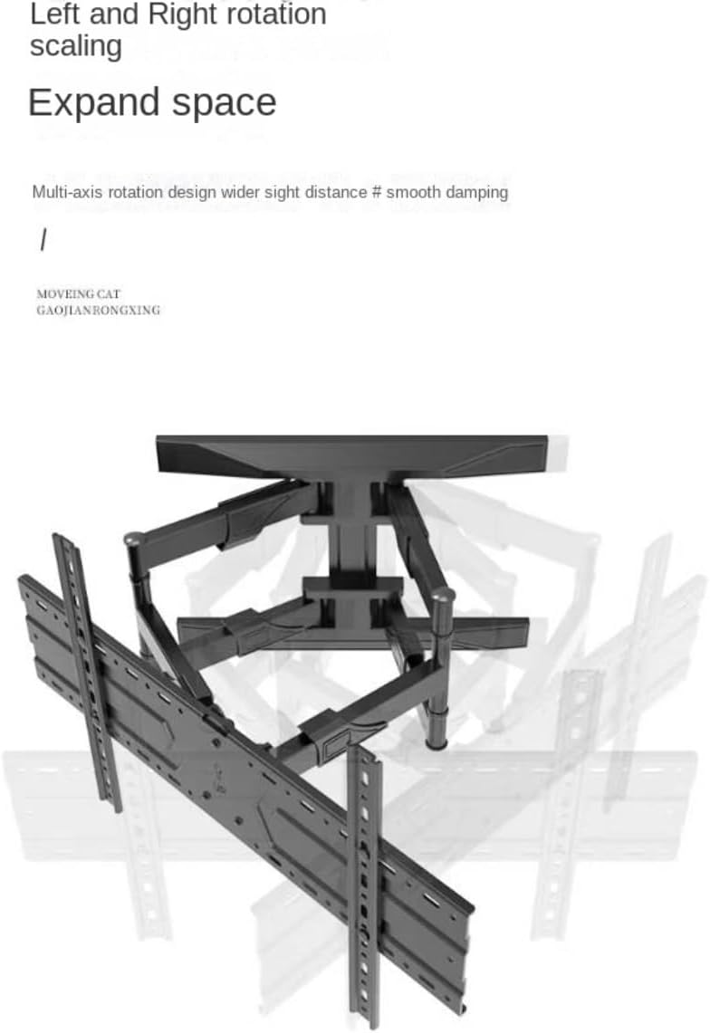 TV Mounts,TV Stand TV Bracket Wall Mount TV Bracket for 40-70 Inch TVs, Adjustable Height Telescoping Tilt and Swivel TV Stand Holds Up to 110Lbs TV Mount Stand for Living Room Bed