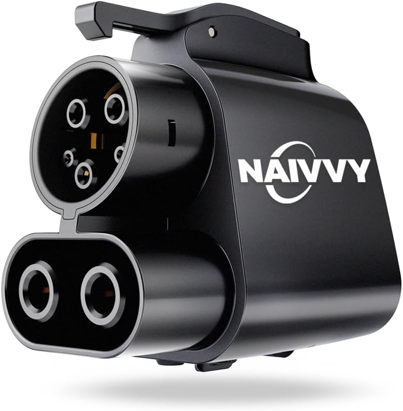2025 Upgraded NACS to CCS Electric Vehicle Adapter (with Interlock Function) - 500 Amps / 1000 Volts - Compatible with Tesla Supercharger - CCS1 Fast Charging (Black)