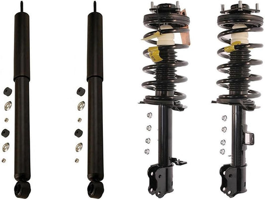 Struts and Shocks Complete Assembly - Front Rear Shock Absorber Suspension Strut and Coil Spring Assembly Pair Set for Ford Escape 3.0L 2001 2002 2003 2004 2005 2006 2007 - Brhaspatip,4PCS