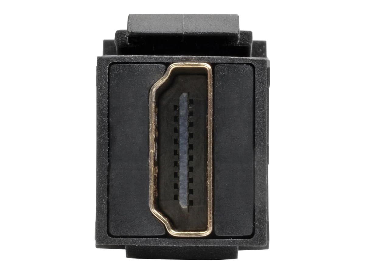 Tripp Lite Eaton P164-001-KPA-BK High-Speed HDMI with Ethernet F/F Keystone Panel Mount Coupler Cable, Angled Connector, 1 ft, Gold-Plated, Cloud Care Pre-Configured Bundle Eligible (50 Pack)