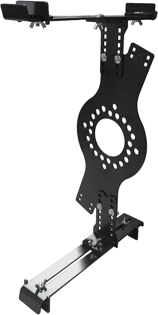Wheel Fitment Tool, 14"- 22" Wheel Fitment Simulator Tire/Rim Fit Size Measuring Mockup Tools, 4 Lug Pattern Car Wheel Offset Tool